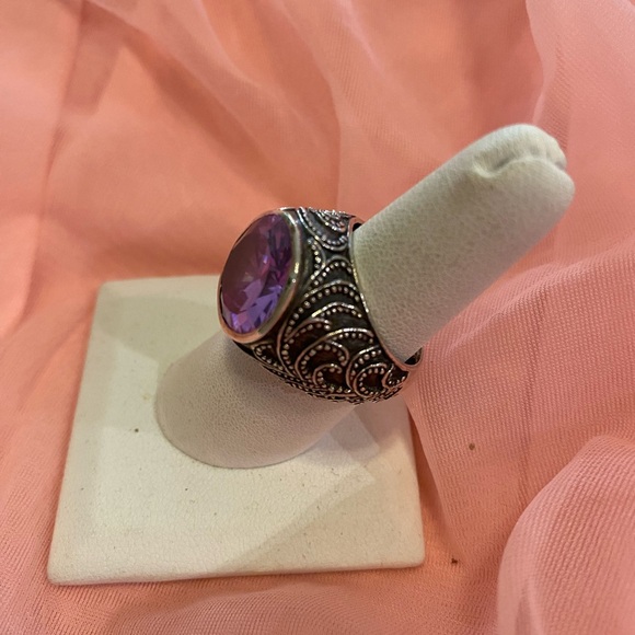 AMETHYST RING SS - Picture 5 of 6